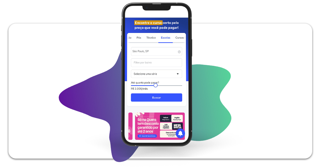 Bolsas de estudo de Ensino Médio