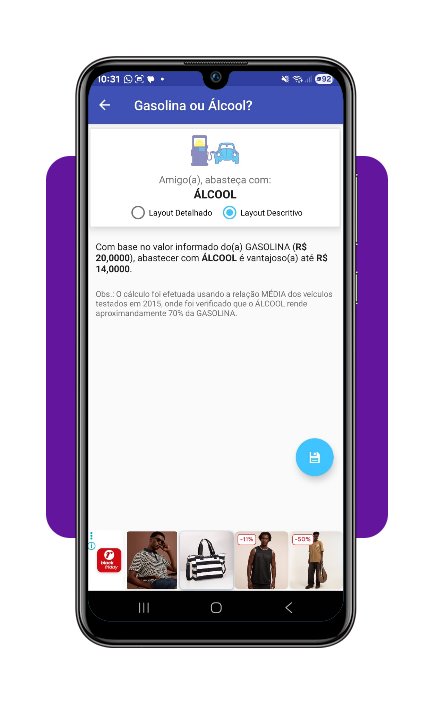 Calculadora de álcool e gasolina por cidade: calcule grátis no app 4 Calculadora de álcool e gasolina