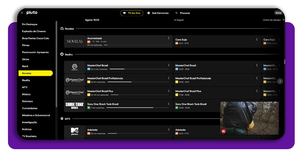 Canais de novelas ao vivo grátis