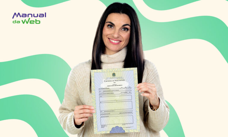 Segunda via da certidão de nascimento