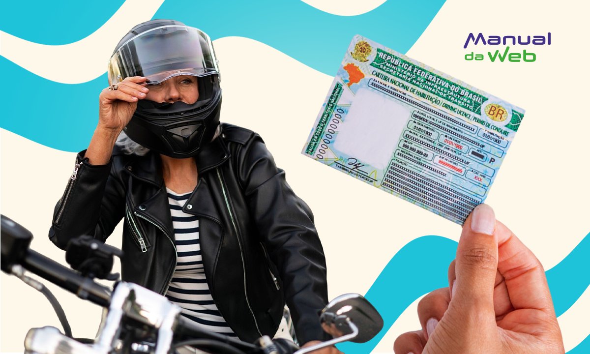 CNH gratuita de moto para trabalhar
