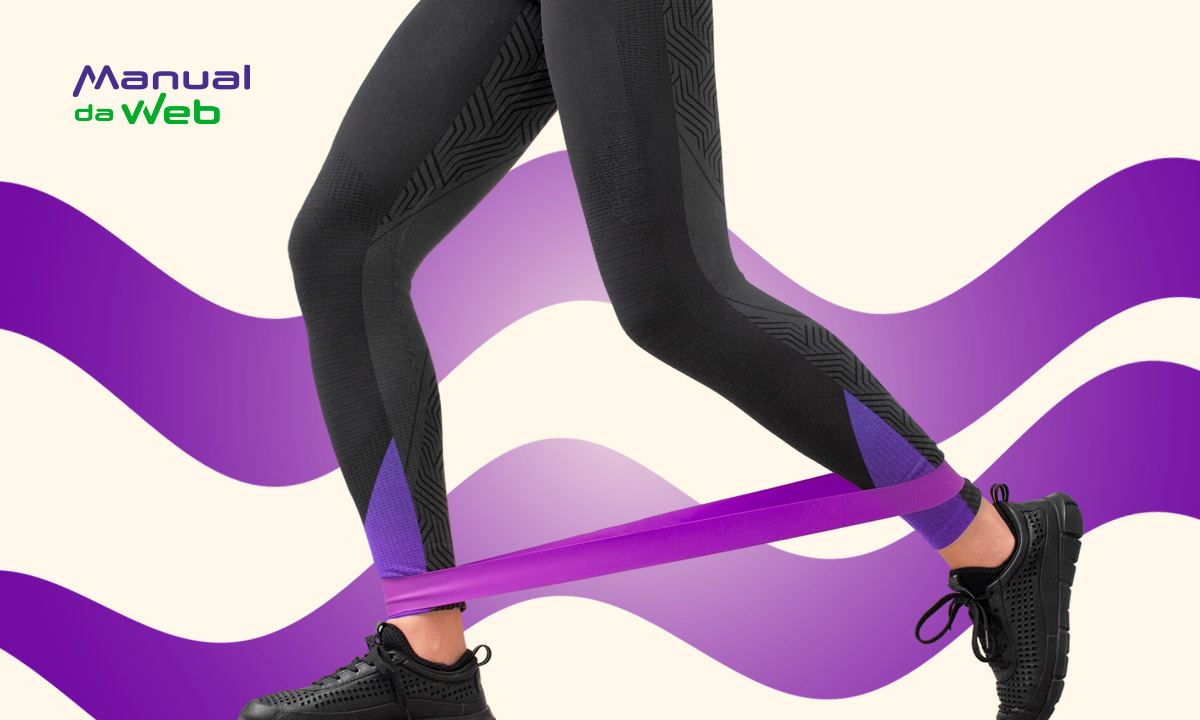 Fazer exercícios com elástico em casa