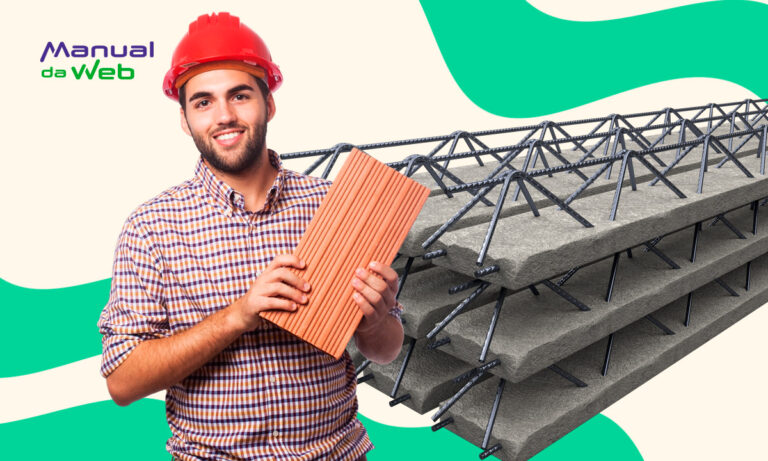 Construção de pisos e lajes