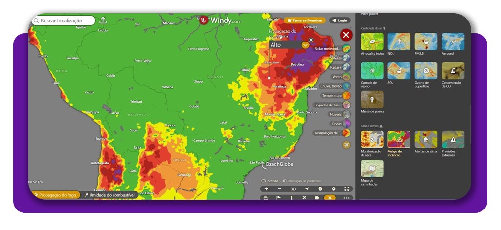 Mapa de risco de incêndio