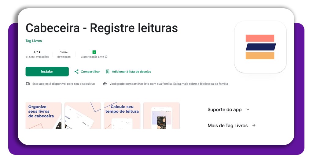 Aplicativo para registrar a leitura de livros