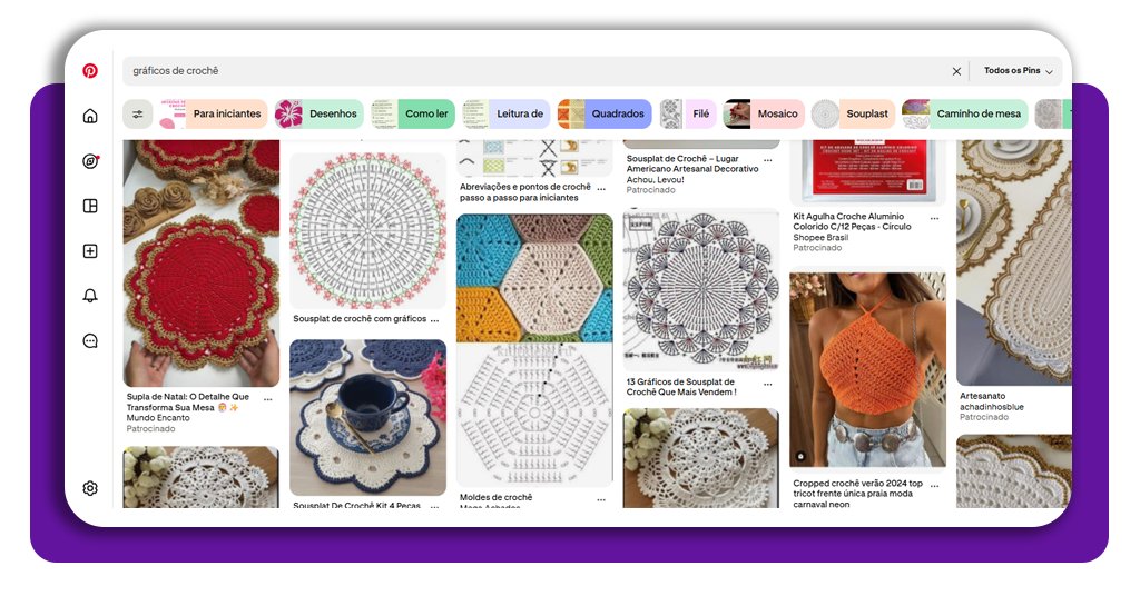 Gráficos de crochê prontos para usar
