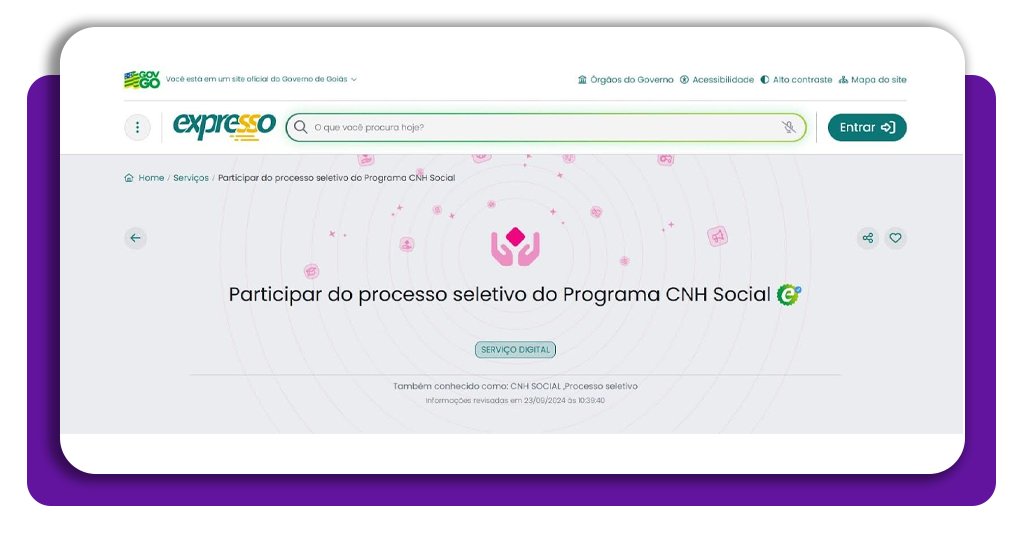 CNH gratuita de moto para trabalhar
