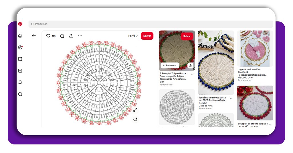 Gráficos de crochê prontos para usar