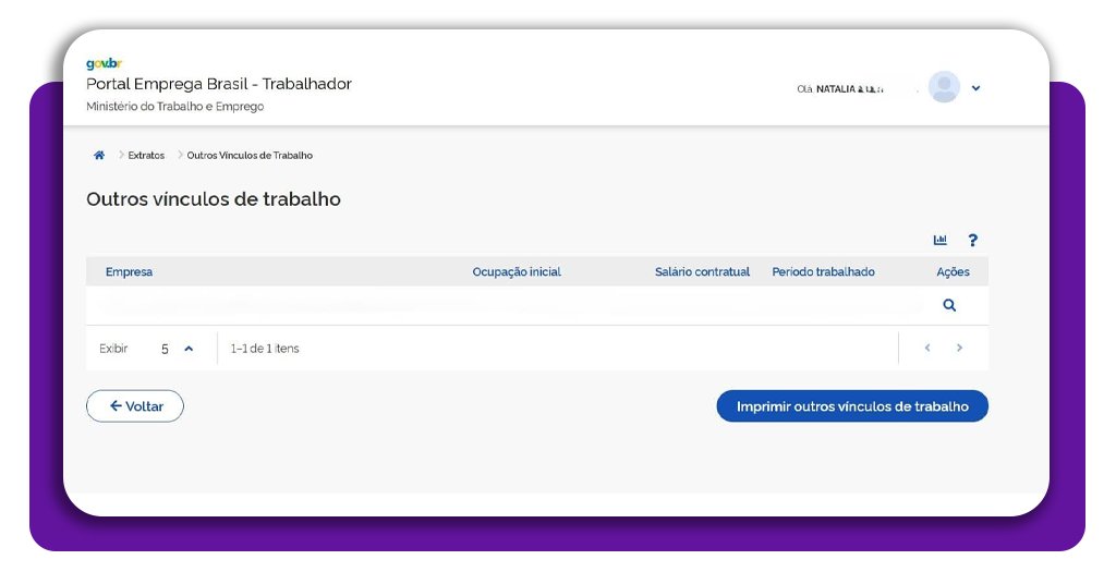 Acessar a carteira de trabalho online