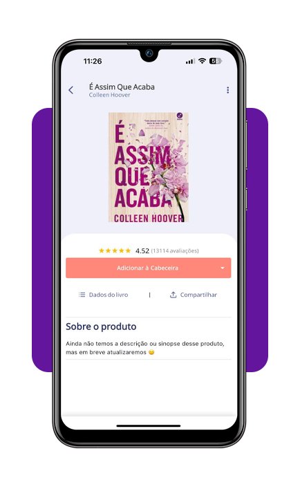 Aplicativo para registrar a leitura de livros