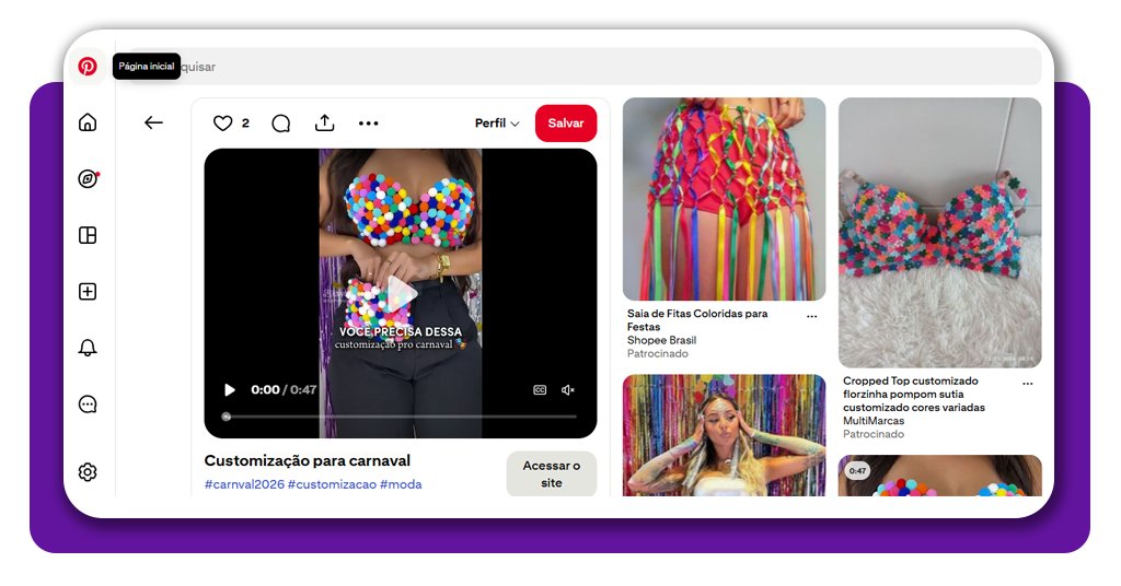 Este app reúne +100 inspirações de roupas de carnaval em 2026 5 Inspirações de roupas de carnaval