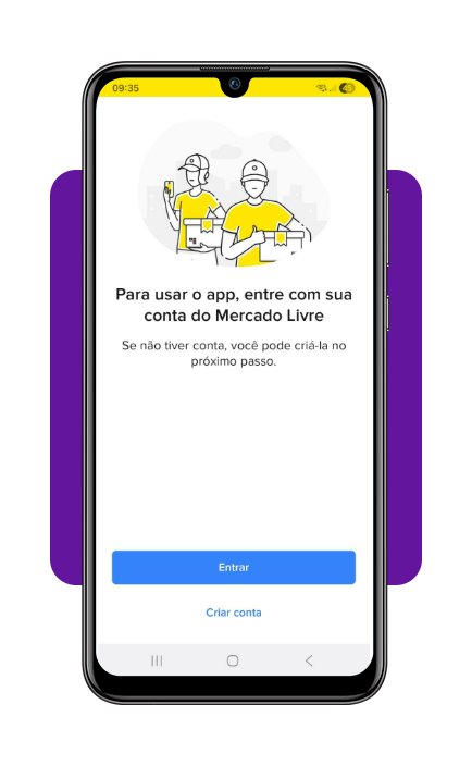 Entregador do Mercado Livre