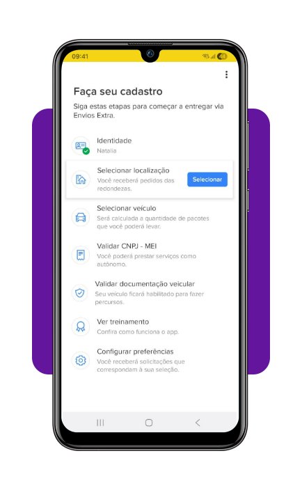 Entregador do Mercado Livre