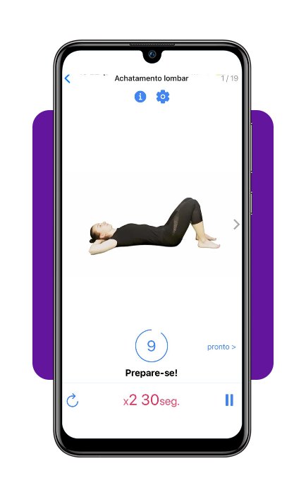 App gratuito com mais de 100 exercícios para dor nas costas 2 Exercícios para dor nas costas