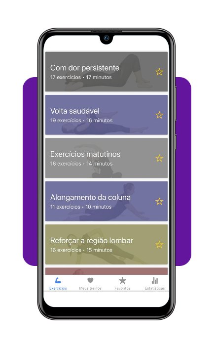 App gratuito com mais de 100 exercícios para dor nas costas 3 Exercícios para dor nas costas