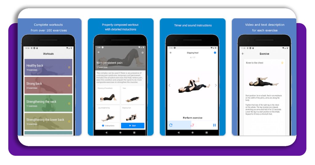 App gratuito com mais de 100 exercícios para dor nas costas 5 Exercícios para dor nas costas
