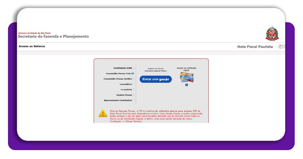 Sacar o dinheiro da Nota Fiscal