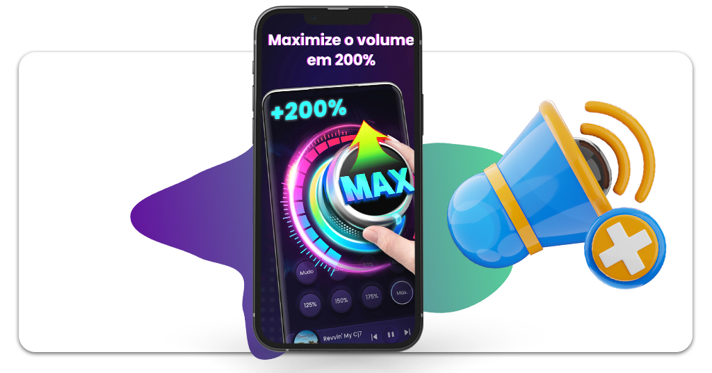 Volume do celular