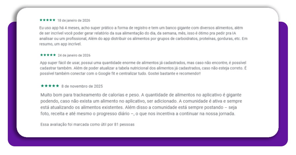 Aplicativo que conta calorias