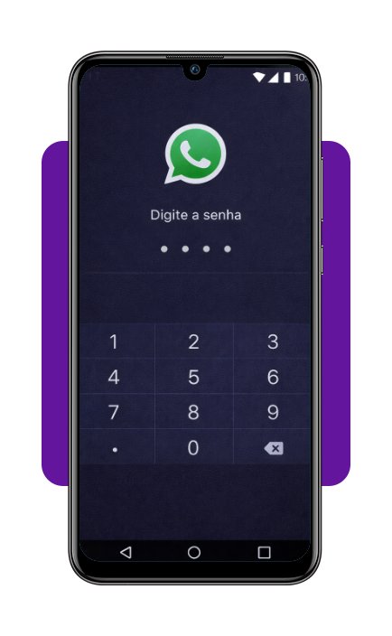 Senha ao entrar no WhatsApp