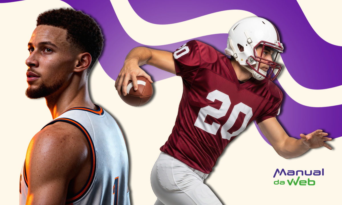 Assista ao vivo esportes americanos no celular e TV — NBA, NFL e mais