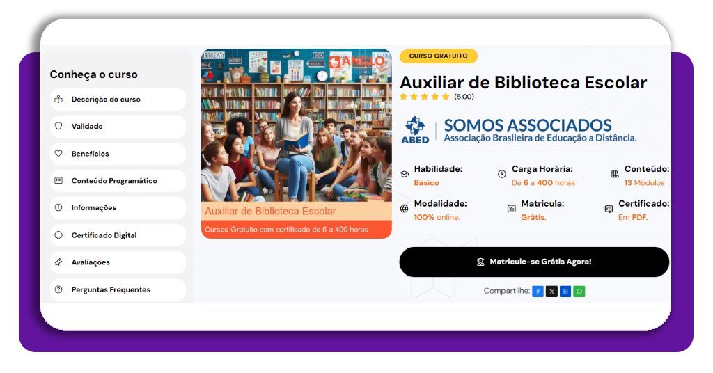 Auxiliar de biblioteca escolar