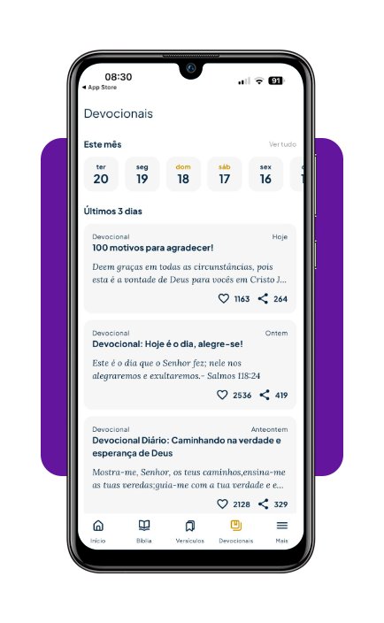 Bíbliaon Devocional Diário — fortaleça sua fé em Deus com esse app 4 Devocional diário