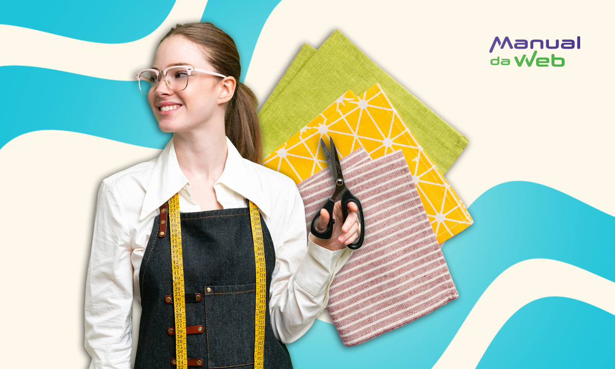 Aprenda a decorar panos de pratos para vender (tutoriais online)