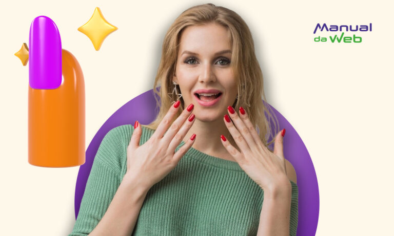 Unhas postiças realistas