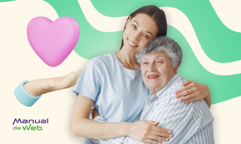 Cuidador de idosos com Alzheimer