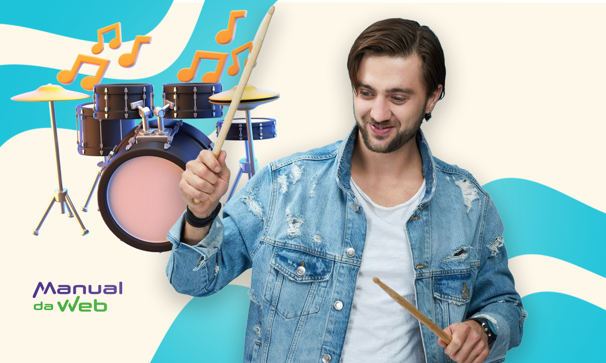 Simulador de bateria: aprender a tocar pelo celular sem gastar nada