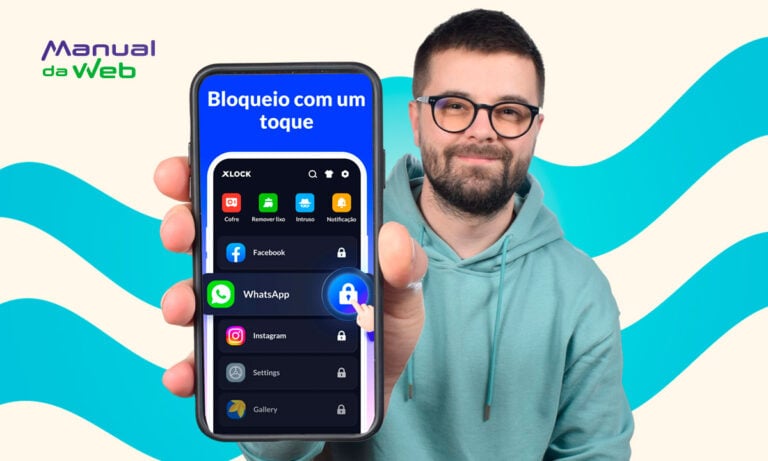 Colocar senha no app de fotos