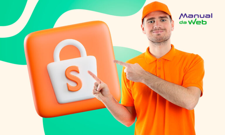 Entregador da Shopee