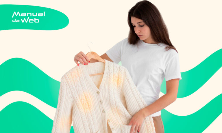 Como tirar manchas amarelas da roupa branca