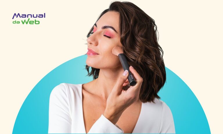 Simulação de maquiagem pelo celular