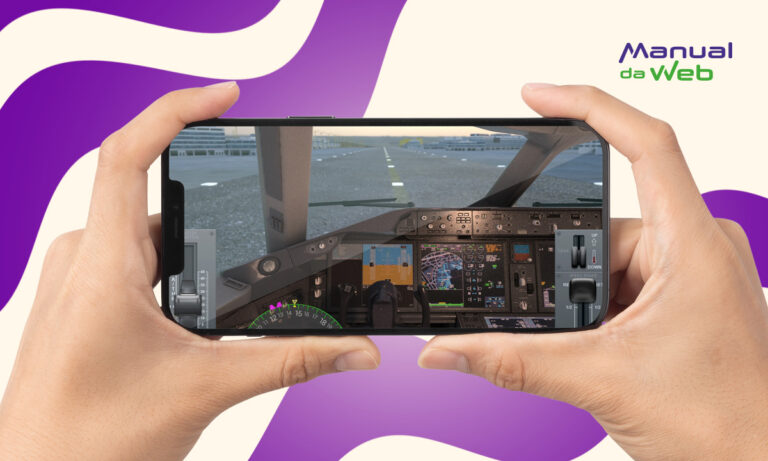 Pilotar avião pelo celular