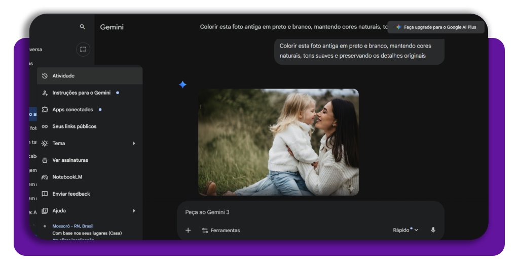 Colorir fotos antigas em preto e branco