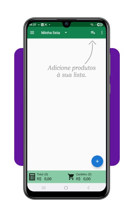 Listas de compras no celular