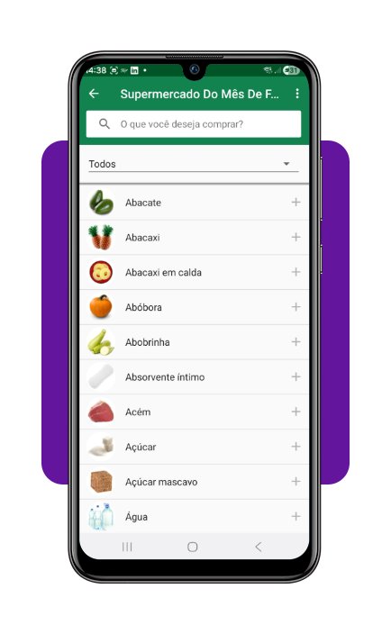 Listas de compras no celular