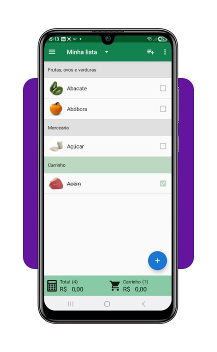 Listas de compras no celular