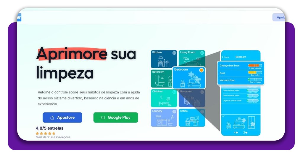 Organizar a limpeza da casa