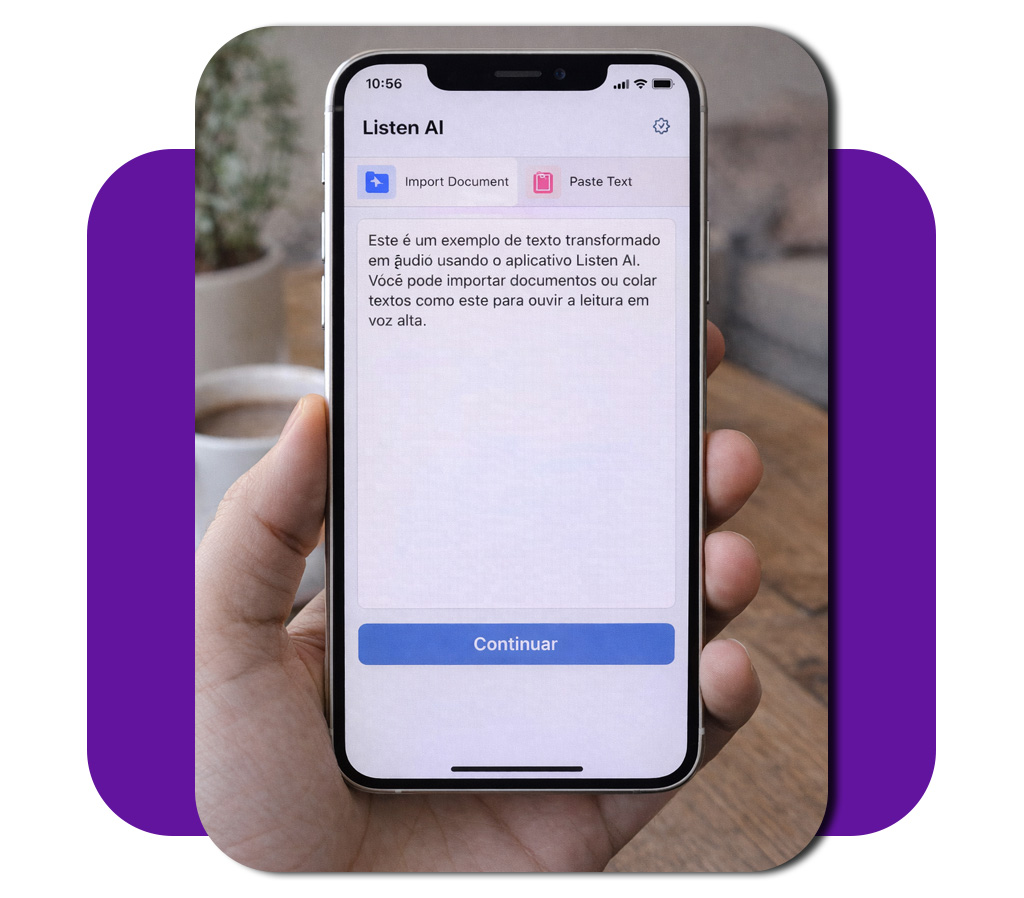 Transforme documentos em áudio e ouça em voz alta (grátis) 3 Documentos em áudio
