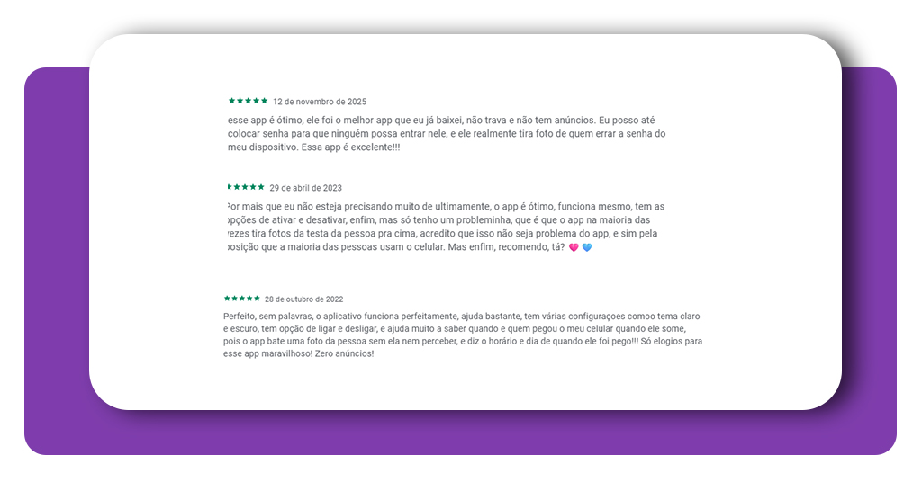 Alerta de espião no celular