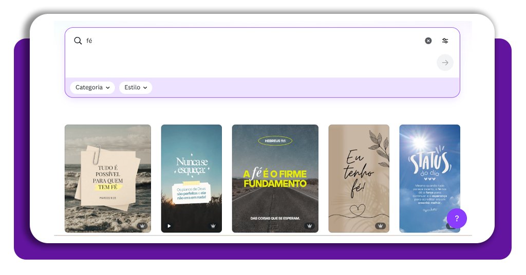 Monte mensagens de fé