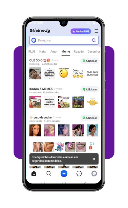 Figurinhas engraçadas de graça no celular