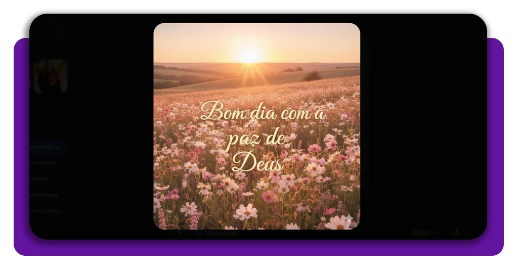 Crie imagens de bom dia, evangélicas e engraçadas com app grátis 4 Crie imagens de bom dia