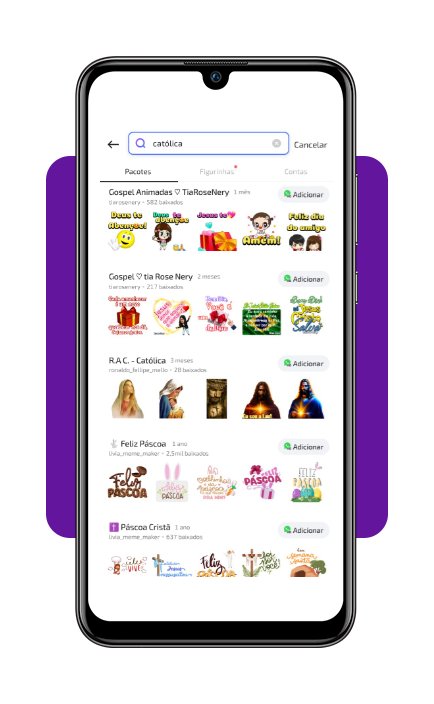 Figurinhas católicas grátis