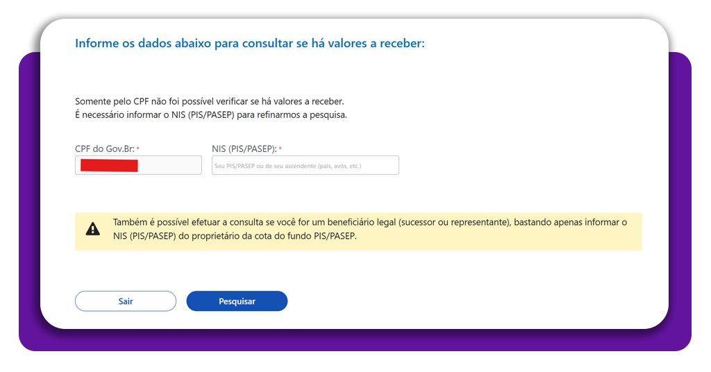 Consultar valores antigos do PIS/PASEP