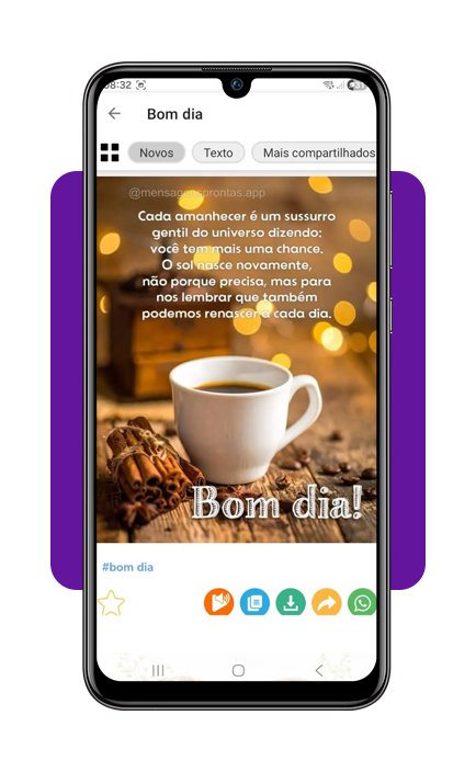 Mensagens de bom dia para status