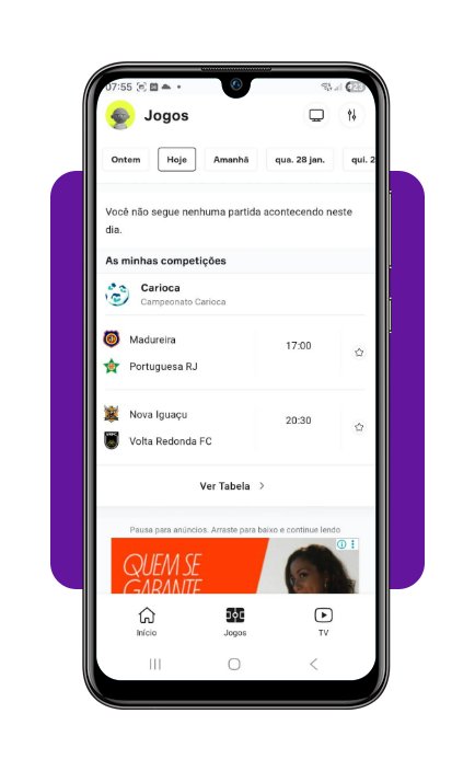 Acompanhar os resultados do seu time